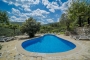 The pool is around 9 m x 3 m